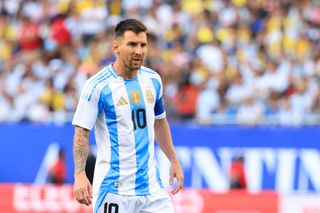  Why isn't Lionel Messi at Euro 2024? Lionel Messi #10 of Argentina looks on during the second half in the game against Ecuador at Soldier Field on June 09, 2024 in Chicago, Illinois. (Photo by Justin Casterline/Getty Images)